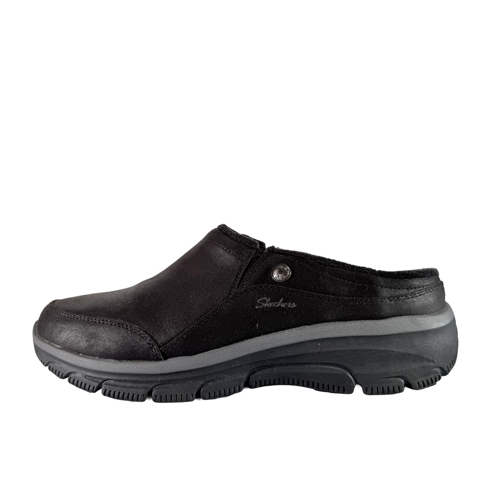 Skechers Easy Going Latte 2 Black Clogs Women's 9